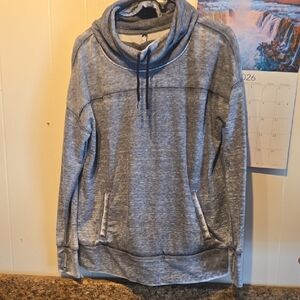 MTA Sport Gray Cowl Neck Sweater